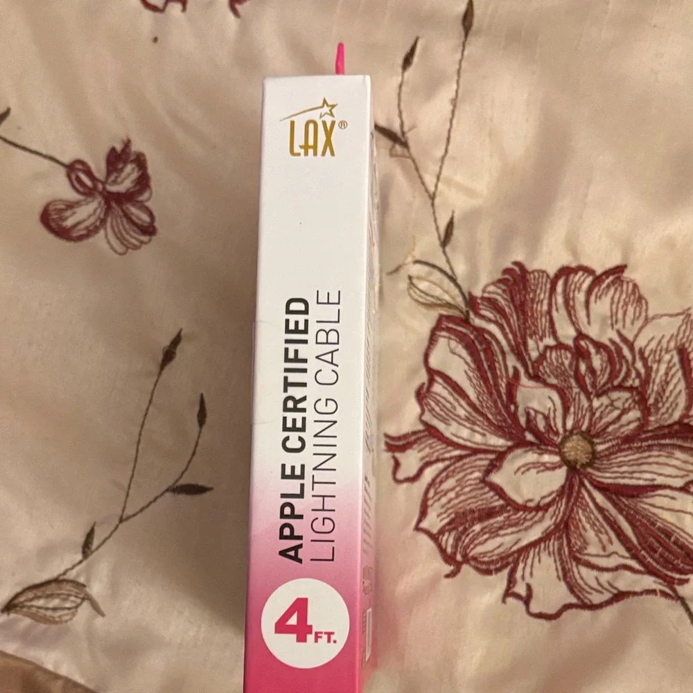 Pink Apple Certified Lightning Cable